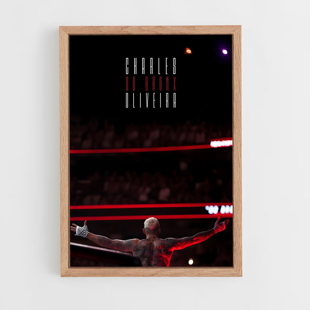 Poster Charles de oliveira – affiche MMA (vue 4)